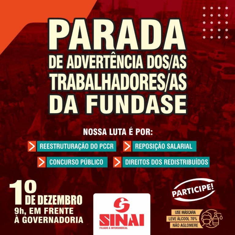 Na Busca Por Reposi o Salarial Dos Trabalhadores Da FUNDASE SINAI RN 