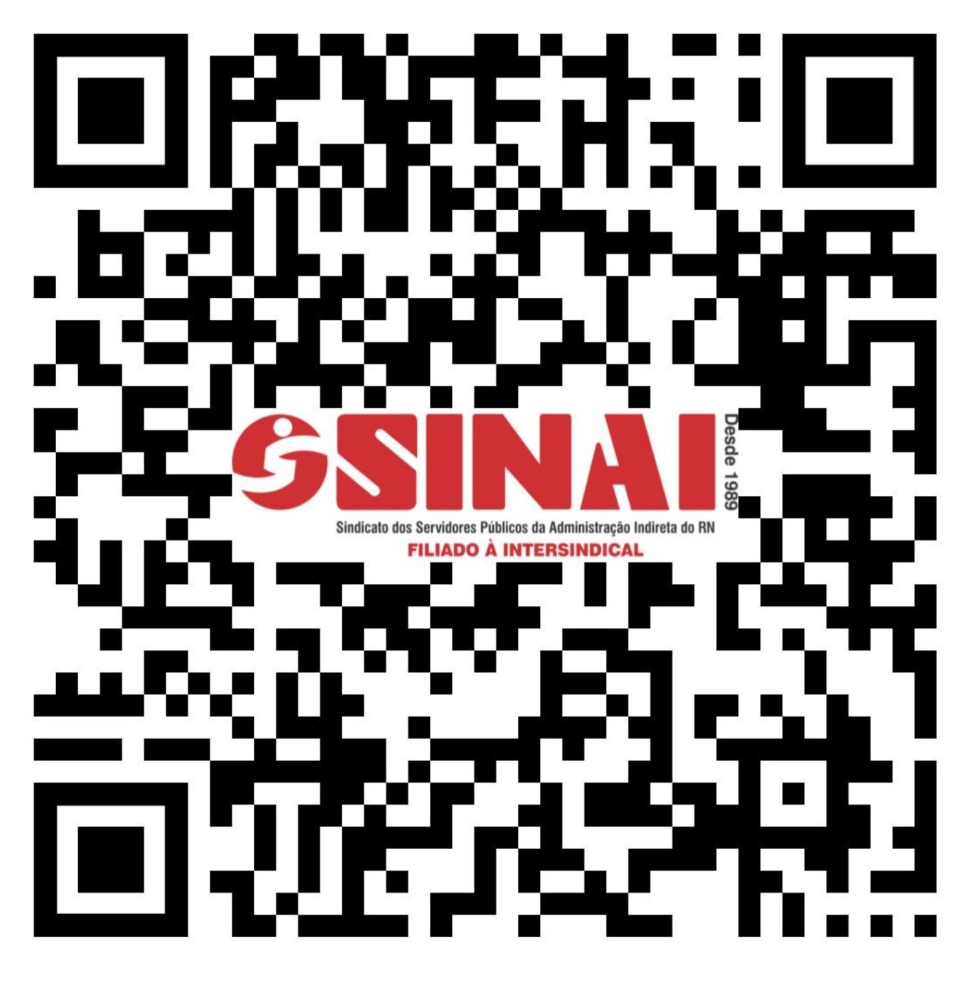QR Code para baixar o App SINAI-RN